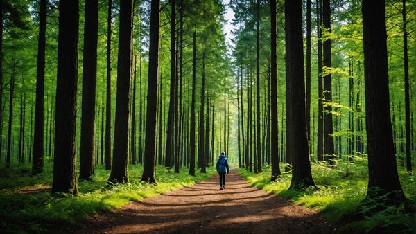 Les bienfaits des promenades en forêt sur le bien-être mental et physique