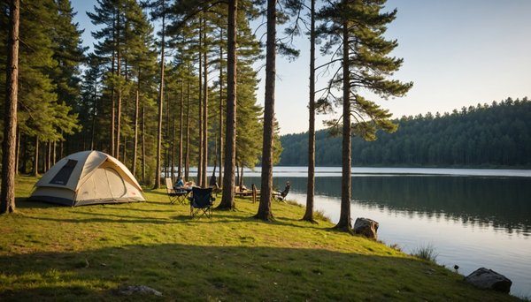 Découvrez les plaisirs du camping 4 étoiles au bord du lac dans les landes